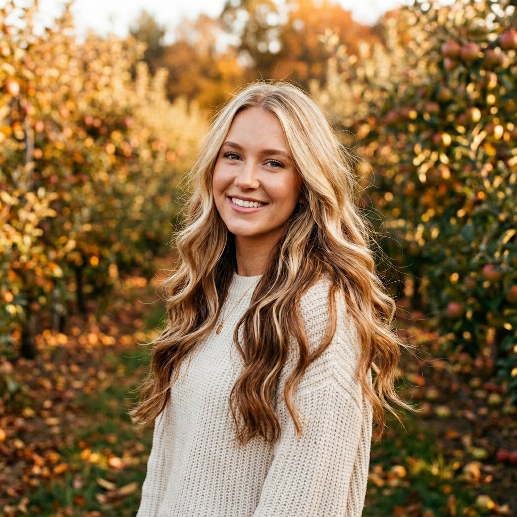 Chestnut Balayage Over Blonde Base Ideas