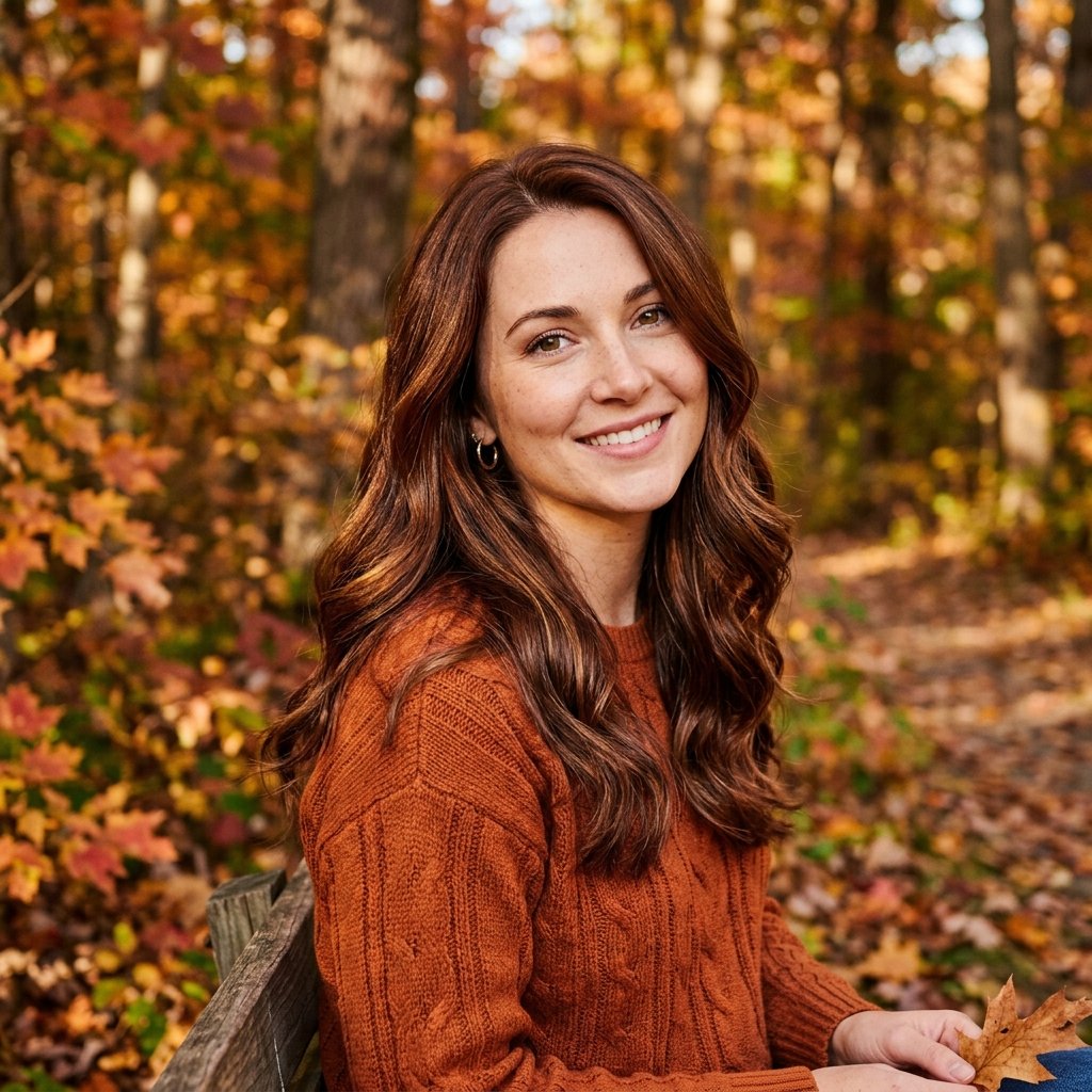 Chestnut Brown Fall Hair Ideas