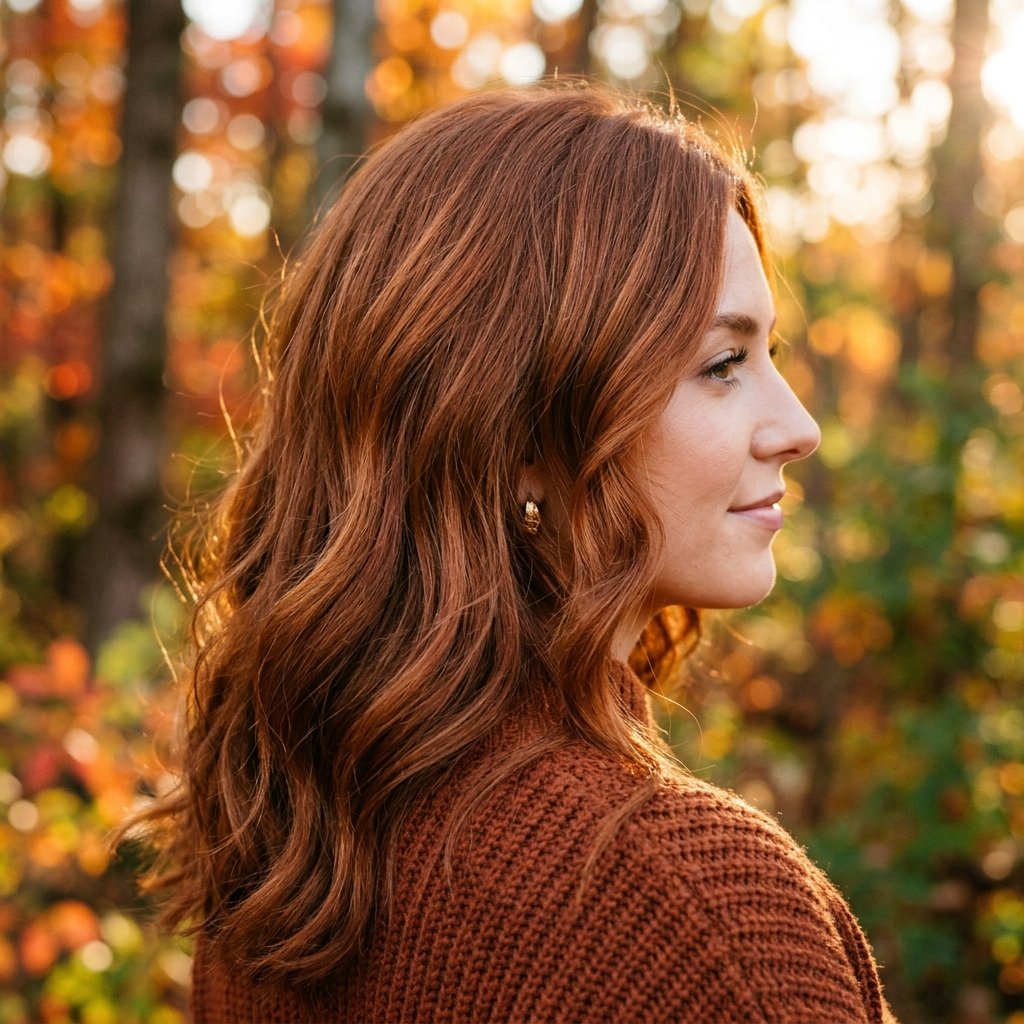 Cinnamon Fall Hair Color Ideas