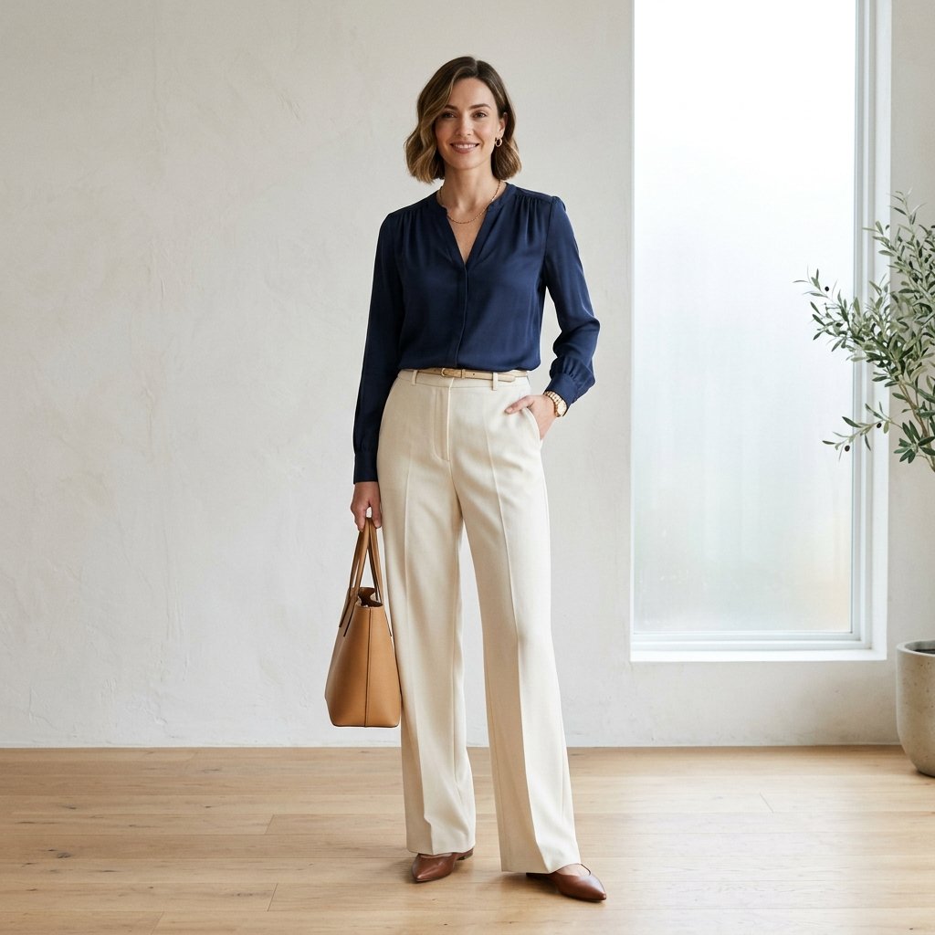 Wide Leg Trouser Outfit Ideas