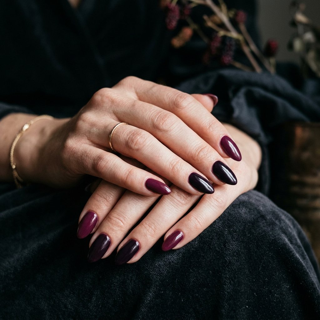 Dark Berry Nail Ideas