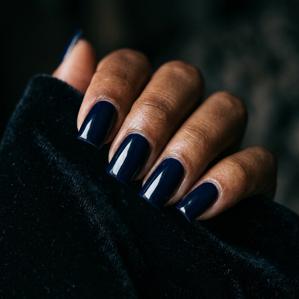 Nails Square Dark and Moody Ideas