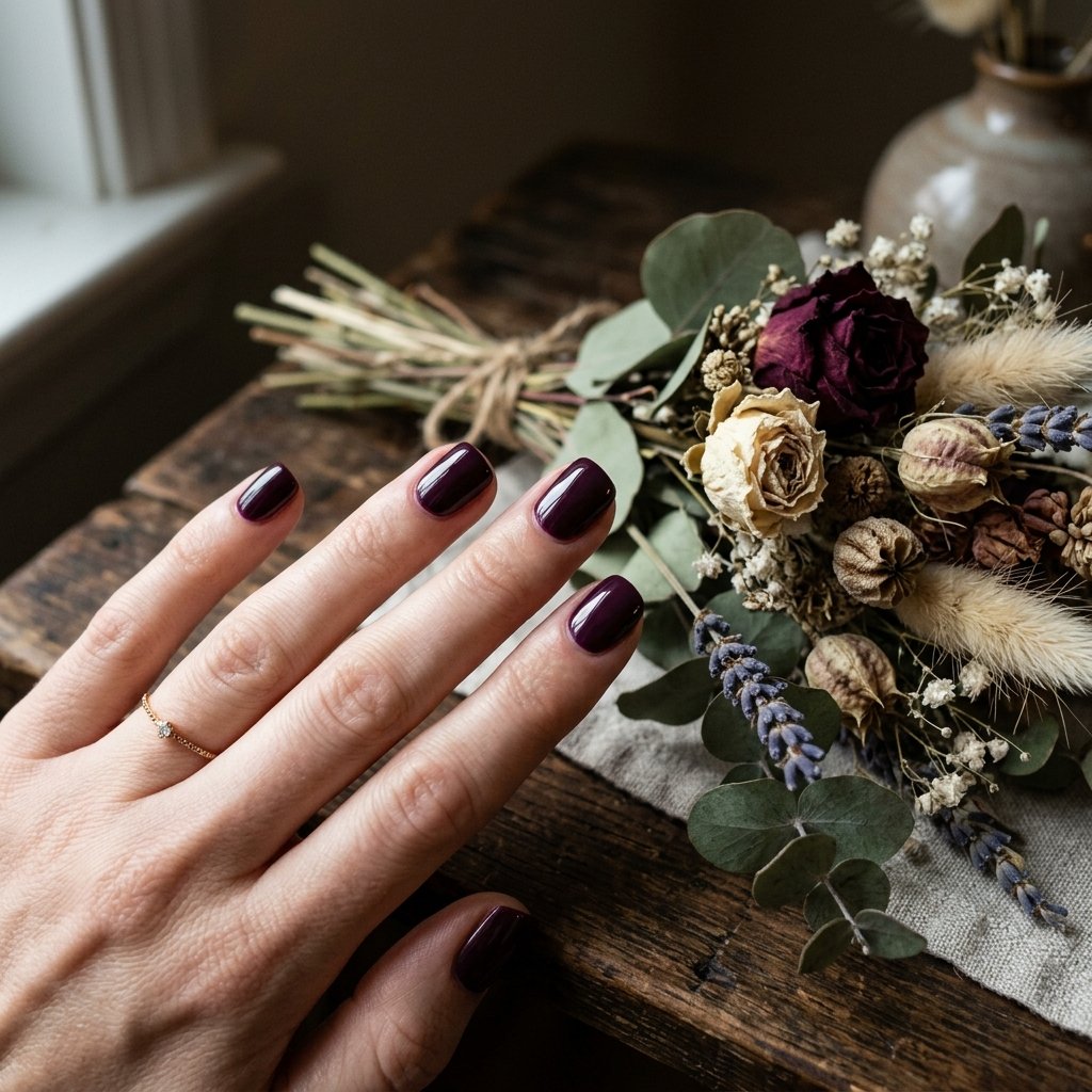 Deep Plum Nail Ideas