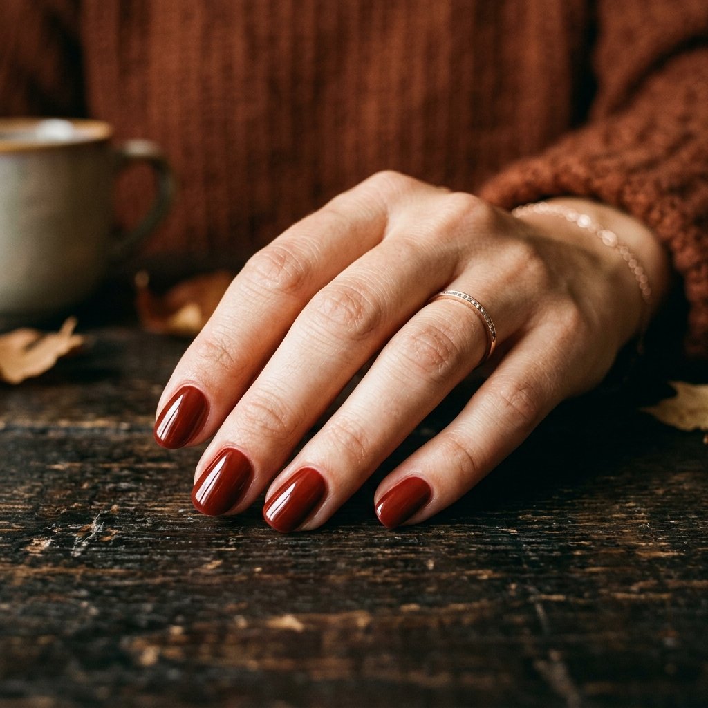 Deep Red Nail Ideas for Fall