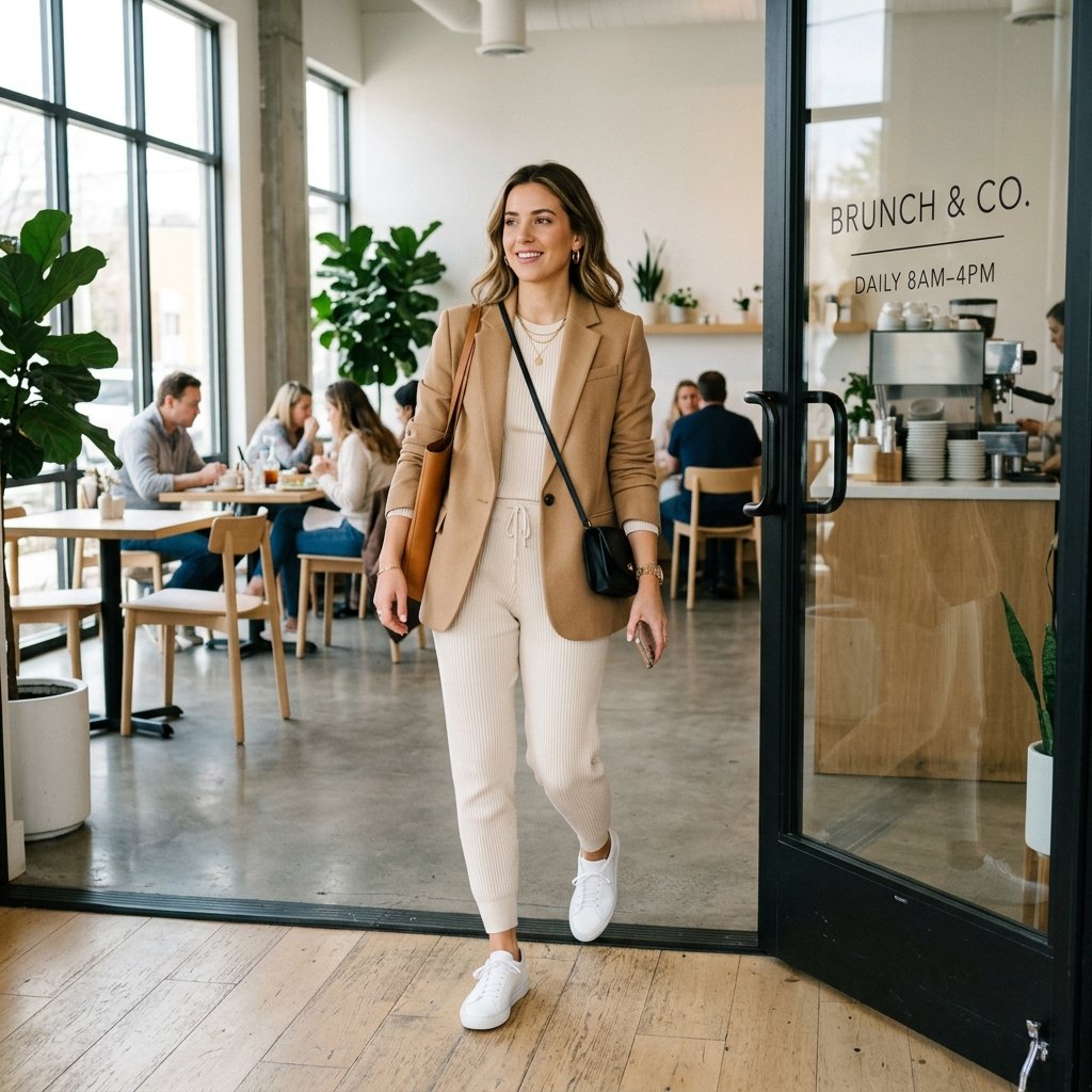 Elevated Athleisure Brunch Outfit Ideas
