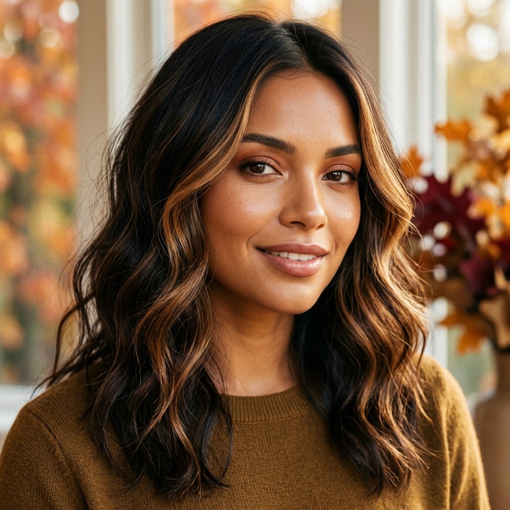 Face Framing Highlights Ideas for Fall