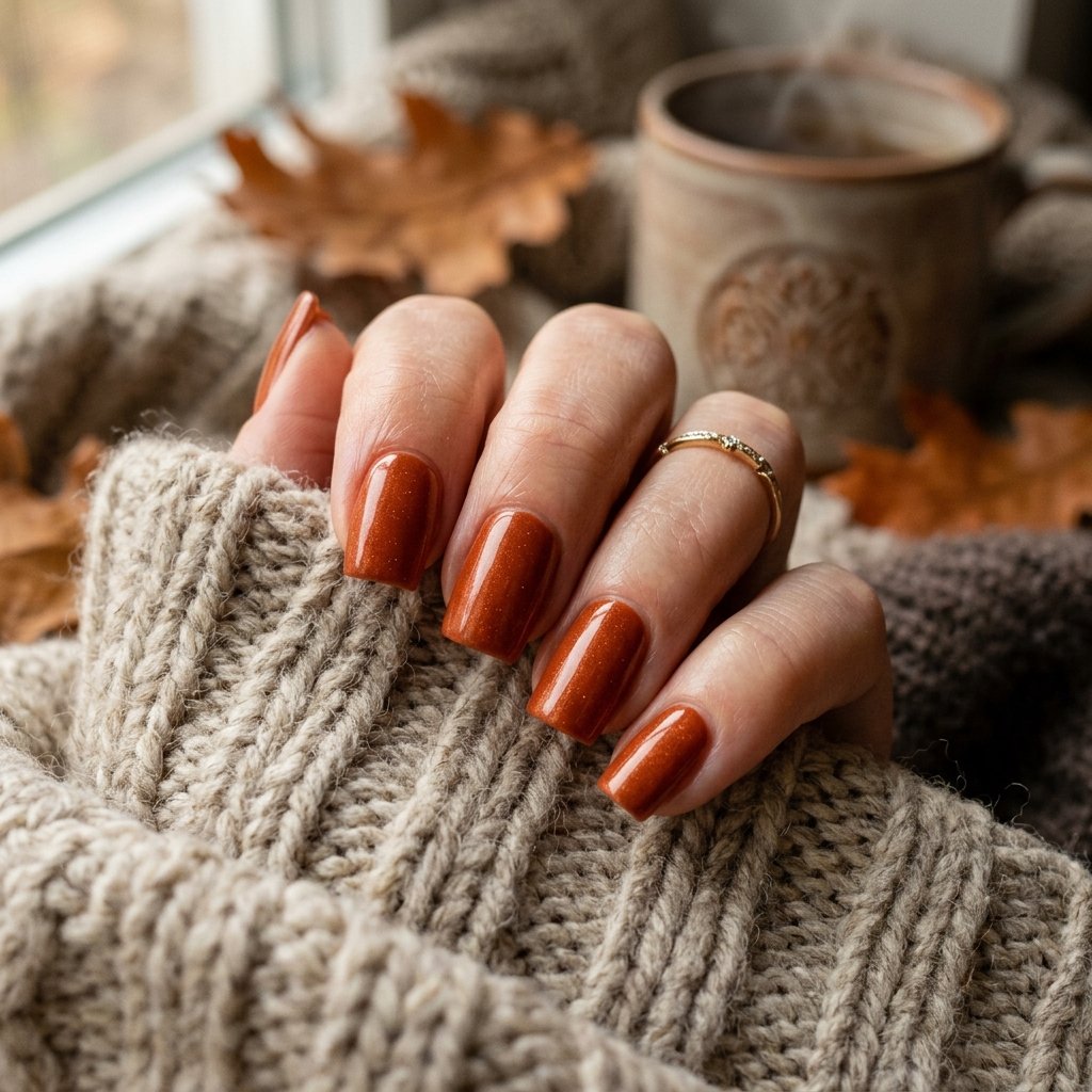 Nails Square Fall and Winter Ideas