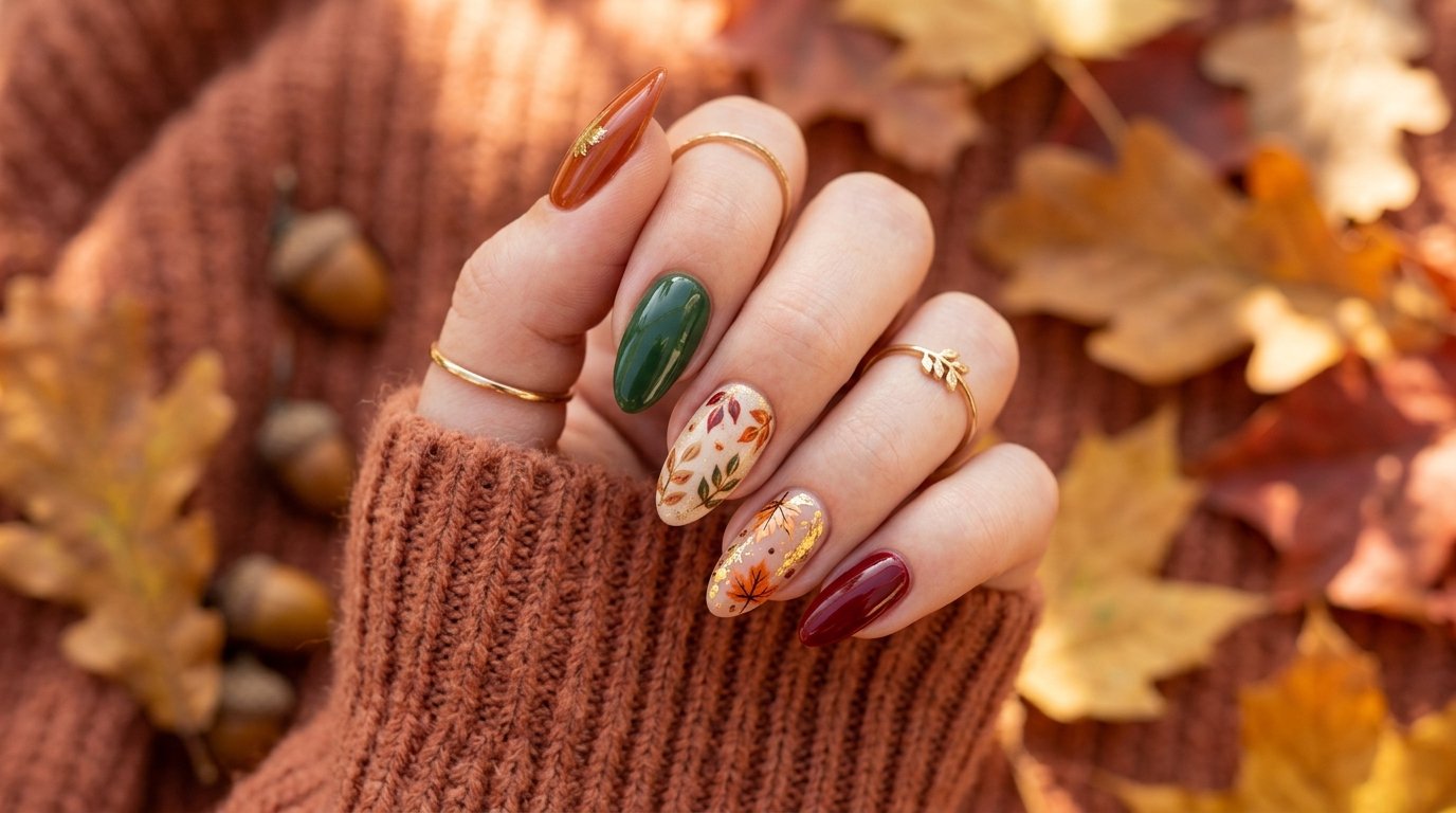 fall nail designs autumn classy