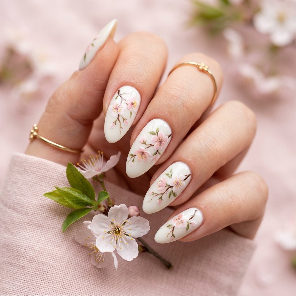 Nails 2025 Tendencia : 30 Trendy Ideas You'll Absolutely Love 22 Seasonal Floral Nail Ideas