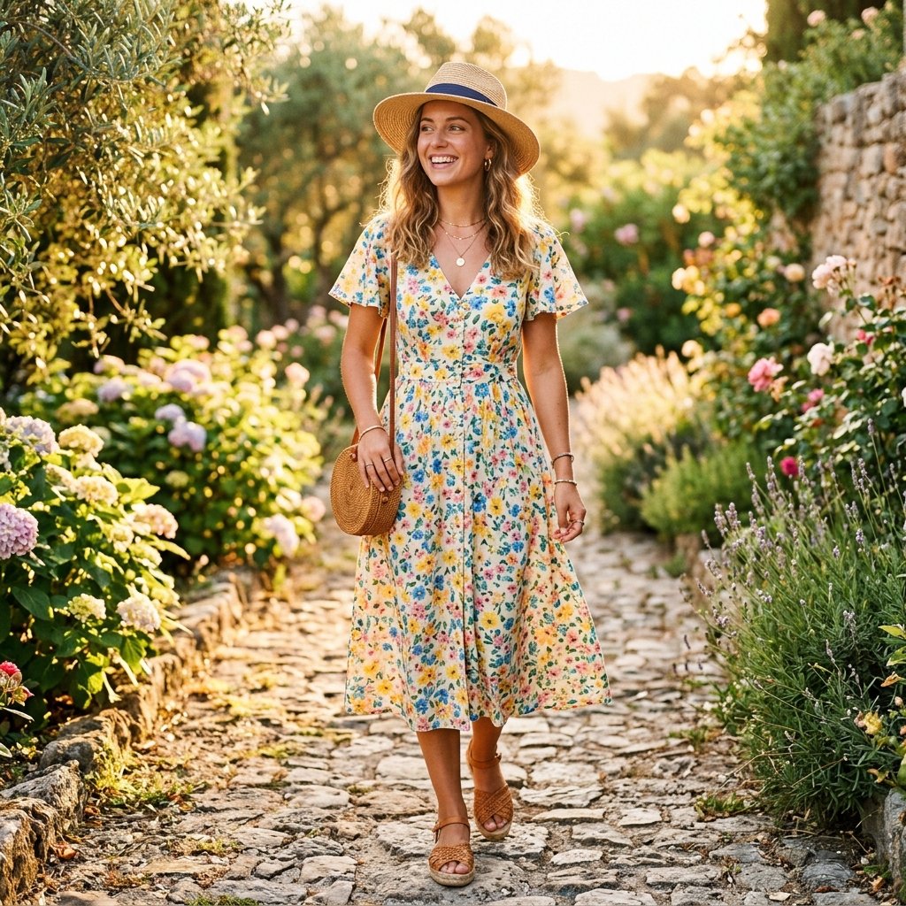 Floral Sundress Outfit Ideas