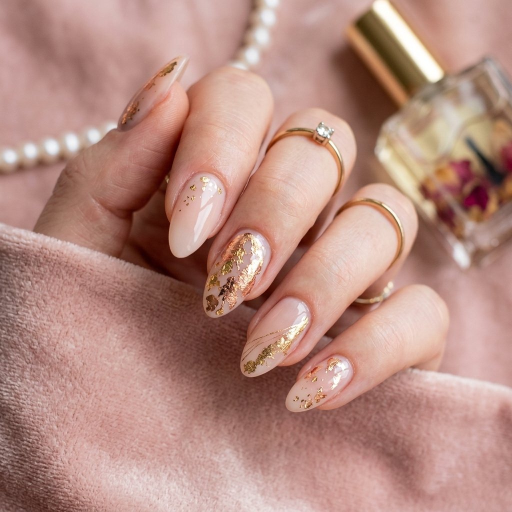 Foil Detail Nail Idea