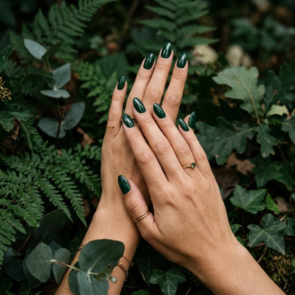 Forest Green Nail Ideas