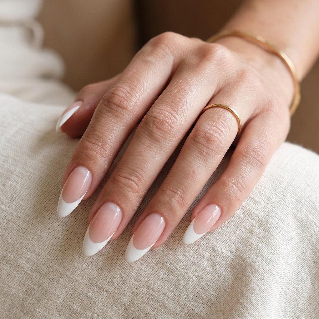 French Tip Nails Long