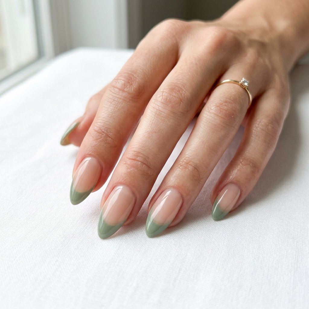 Nails Inspo Almond French Tip Ideas
