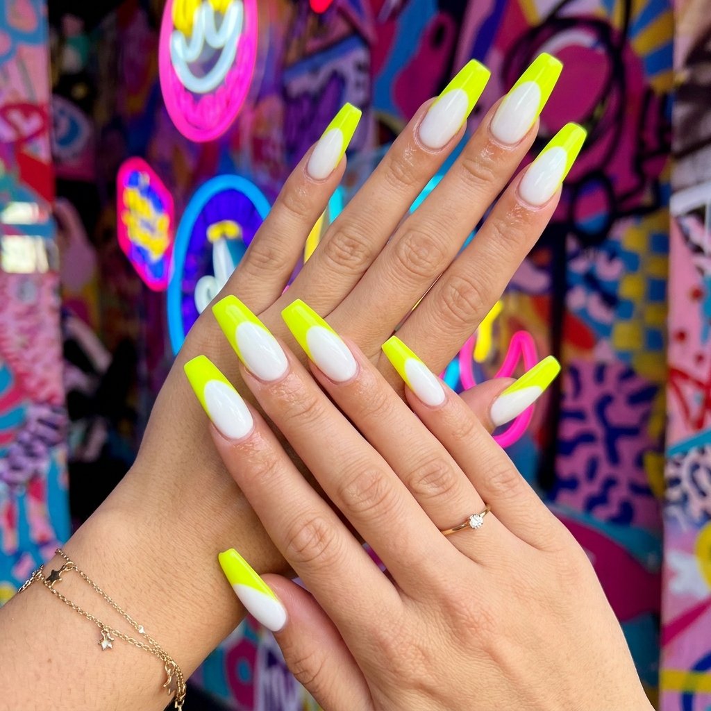 Bold French Tip Nails Ideas