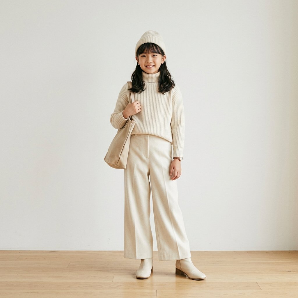 Monochrome outfit ideas winter school