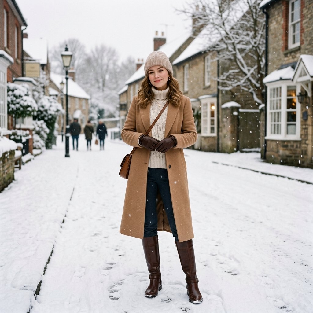 Winter Outfit Idea Girl