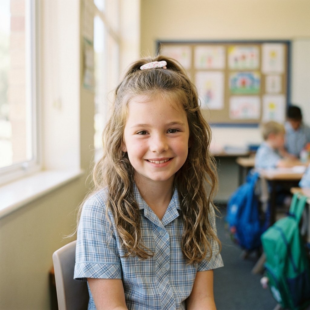 30 Hairstyles for School Ideas That Are Actually Easy and Cute 5 Simple Half Up Half Down Hairstyle for School