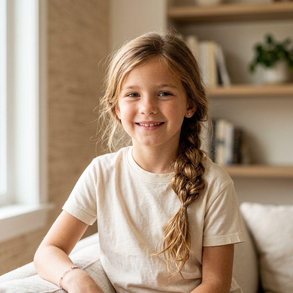 Kid Hairstyles Side Braid Ideas