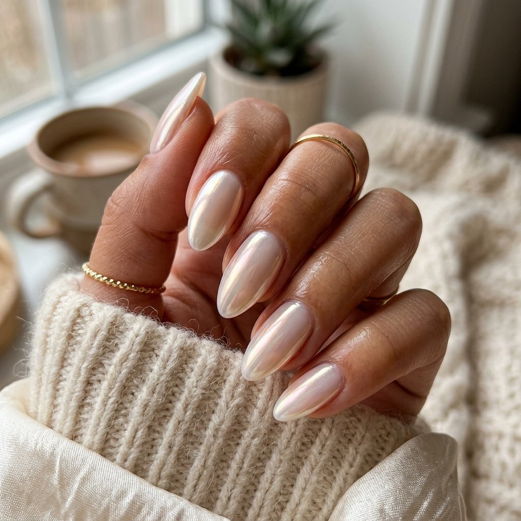 Glazed Donut Nails Inspired Sheen