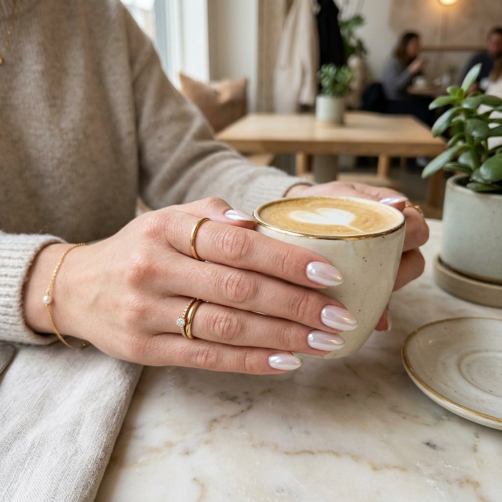 Glazed Donut Nails Tendance Idea