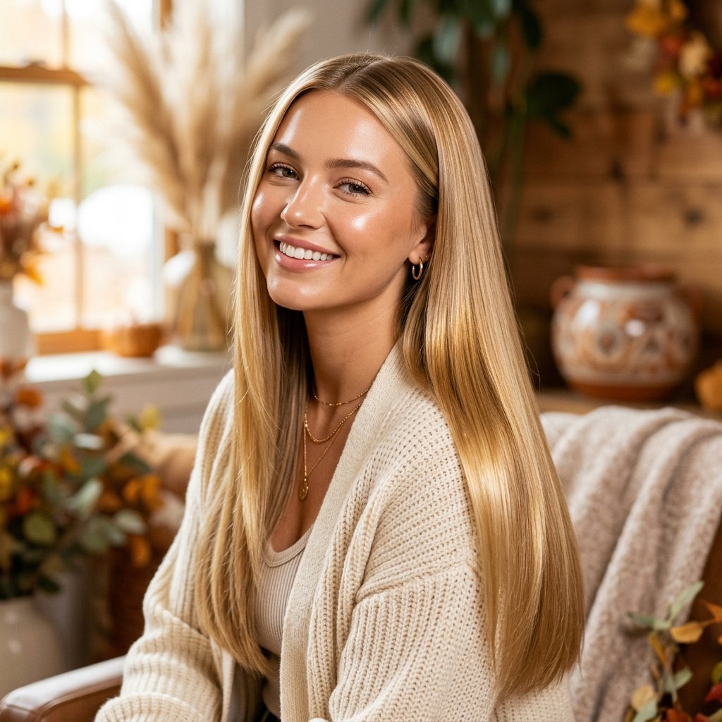 Glazed Donut Blonde Fall Refresh Ideas