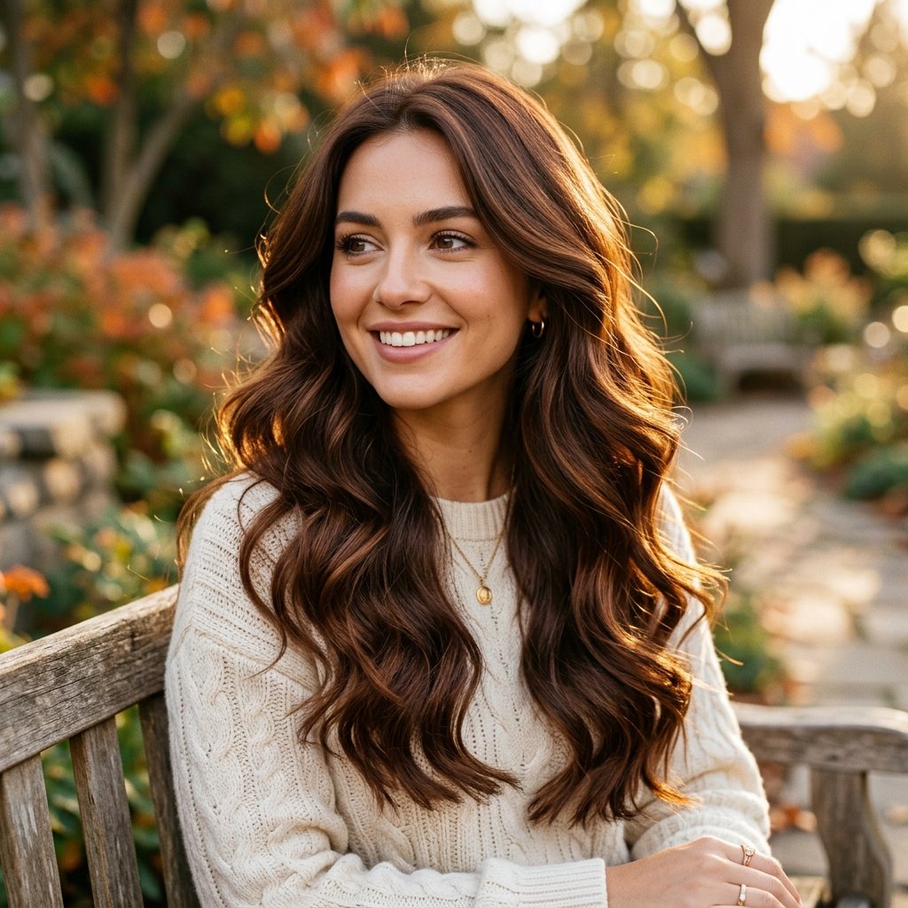 Chestnut Brown Fall Hair Trends Ideas