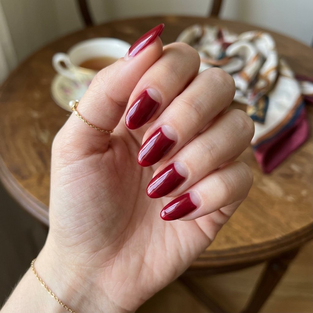 Half Moon Nail Idea