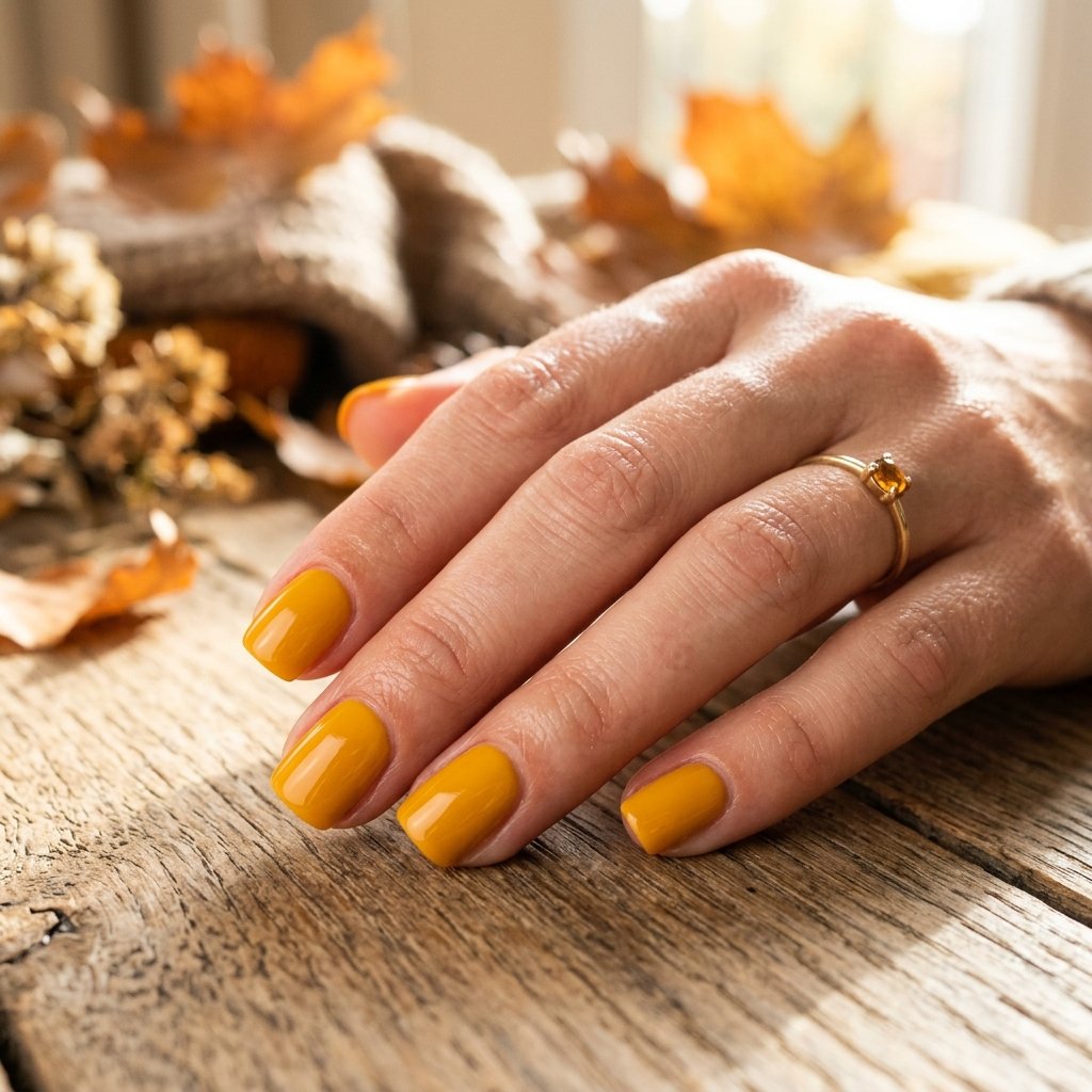 Harvest Yellow Nail Ideas