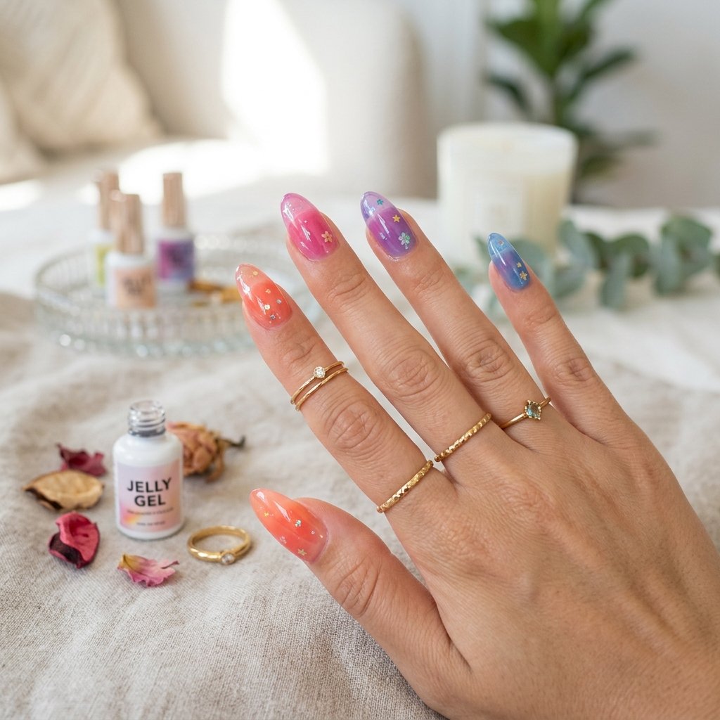 Jelly Nails Tendance Idea