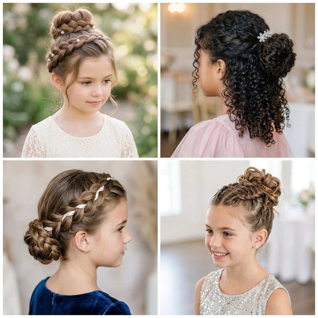Kid Hairstyle Updos and Formal Ideas