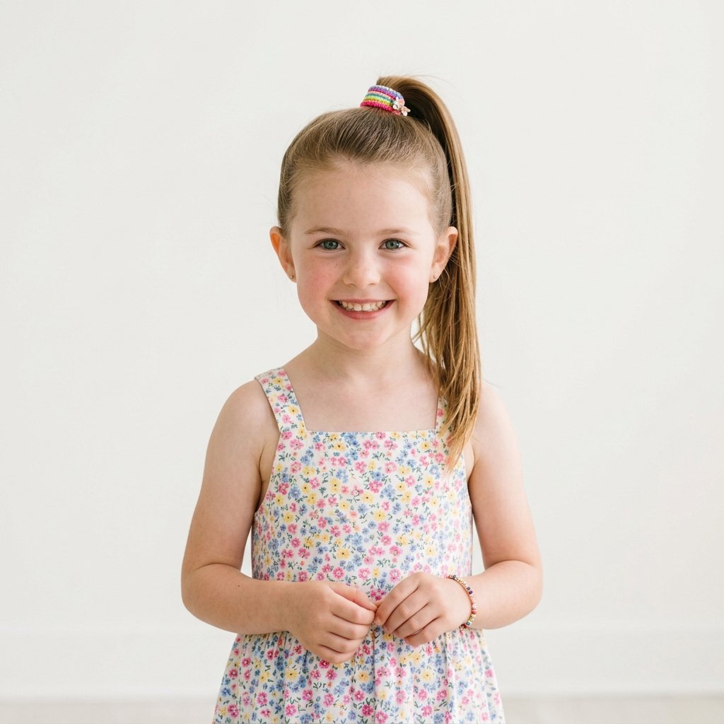 Kid Hairstyle Simple Ponytail Ideas