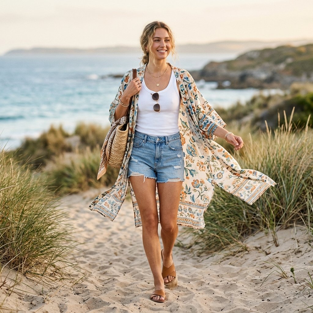 Breezy Kimono Outfit Ideas