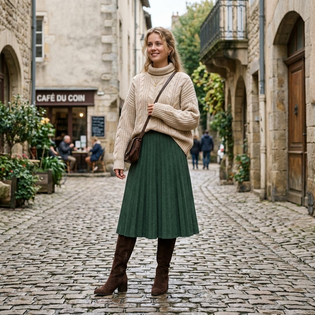 Knee High Boots Pairing Outfit Ideas Autumn