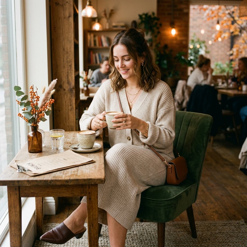 Knit Set Brunch Outfits Ideas