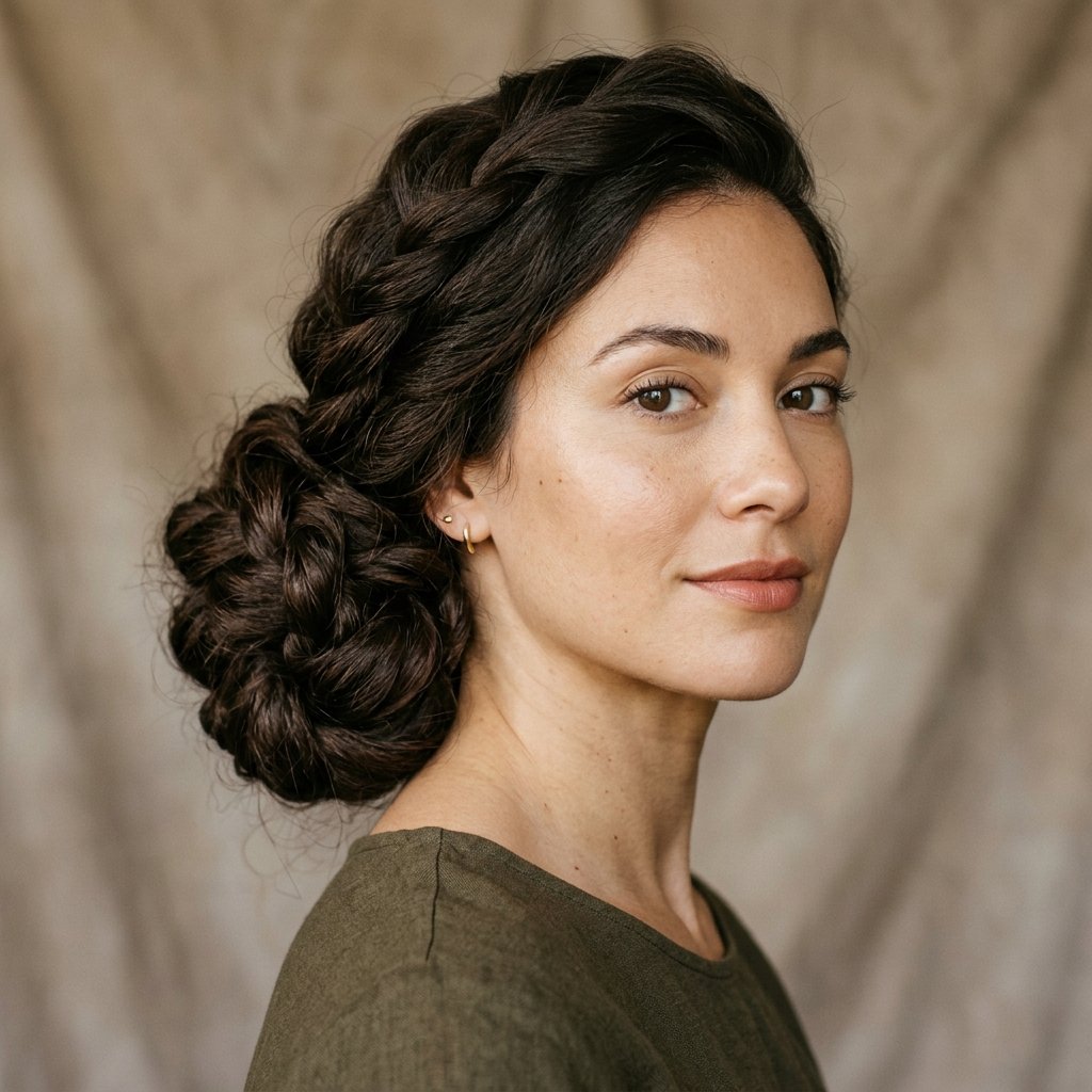 Knotted Updo Ideas for Thick and Long Hair