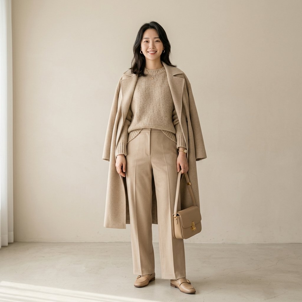 Korean Monochrome Outfit Ideas.