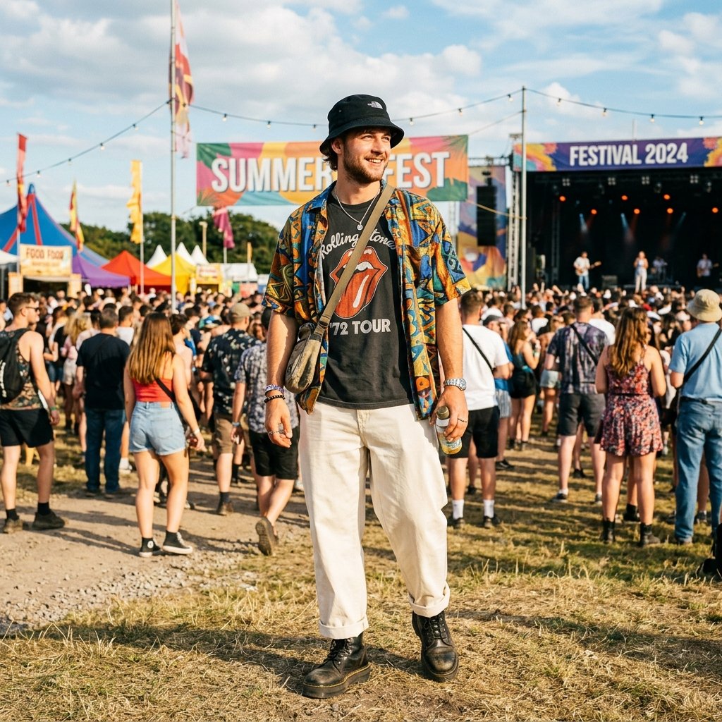  Festival casual summer outfits men