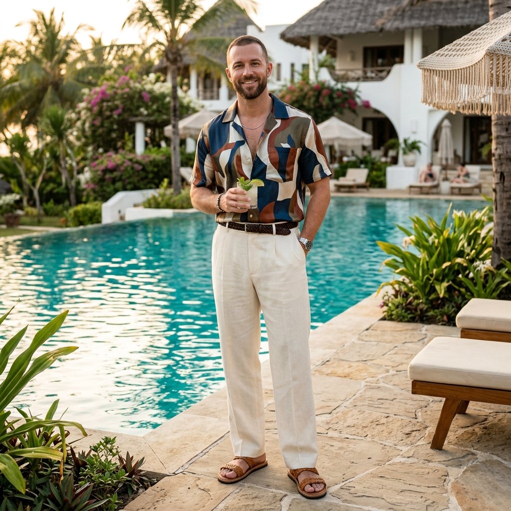 Resort Wear casual summer outfits men