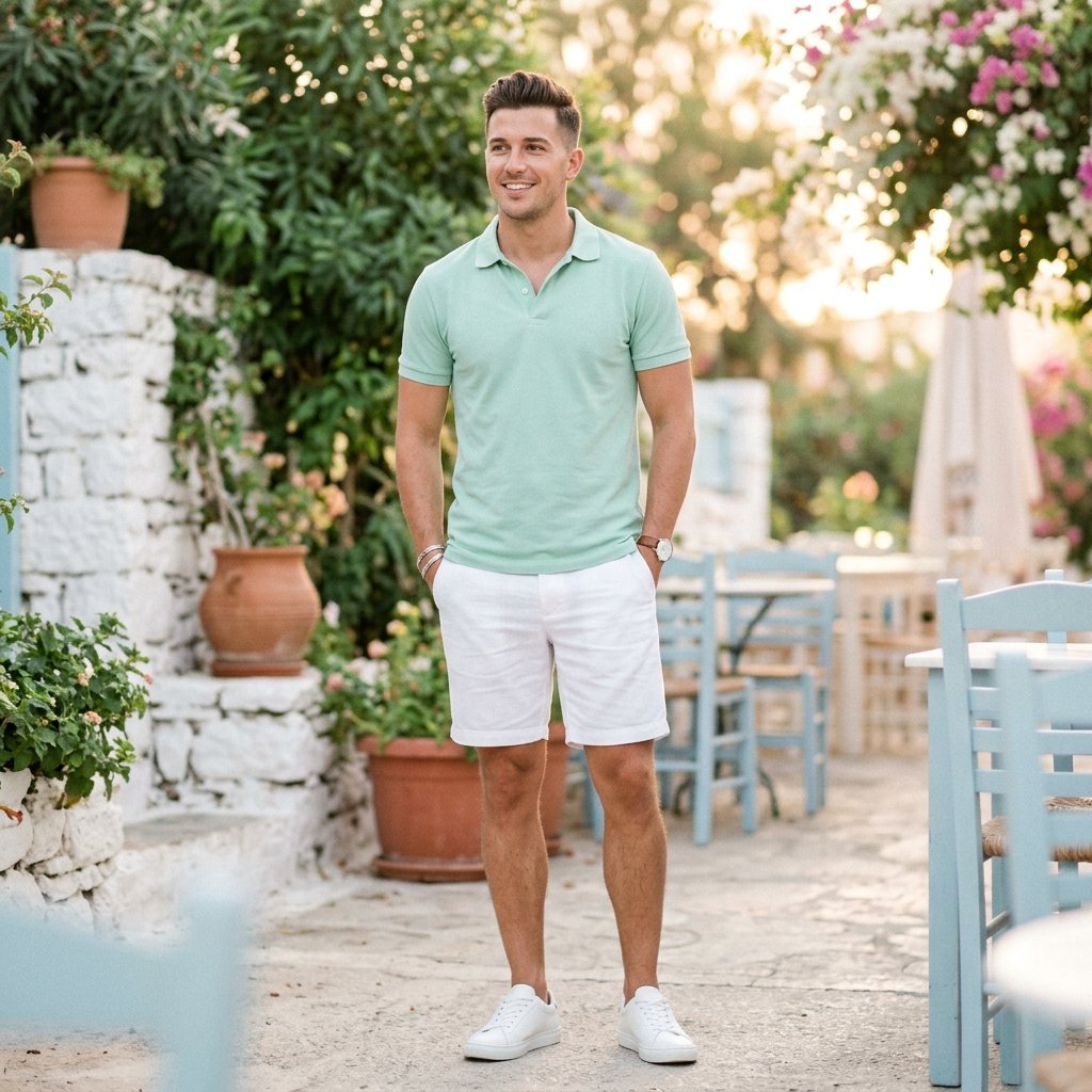 Pastel Color casual summer outfits men Ideas 