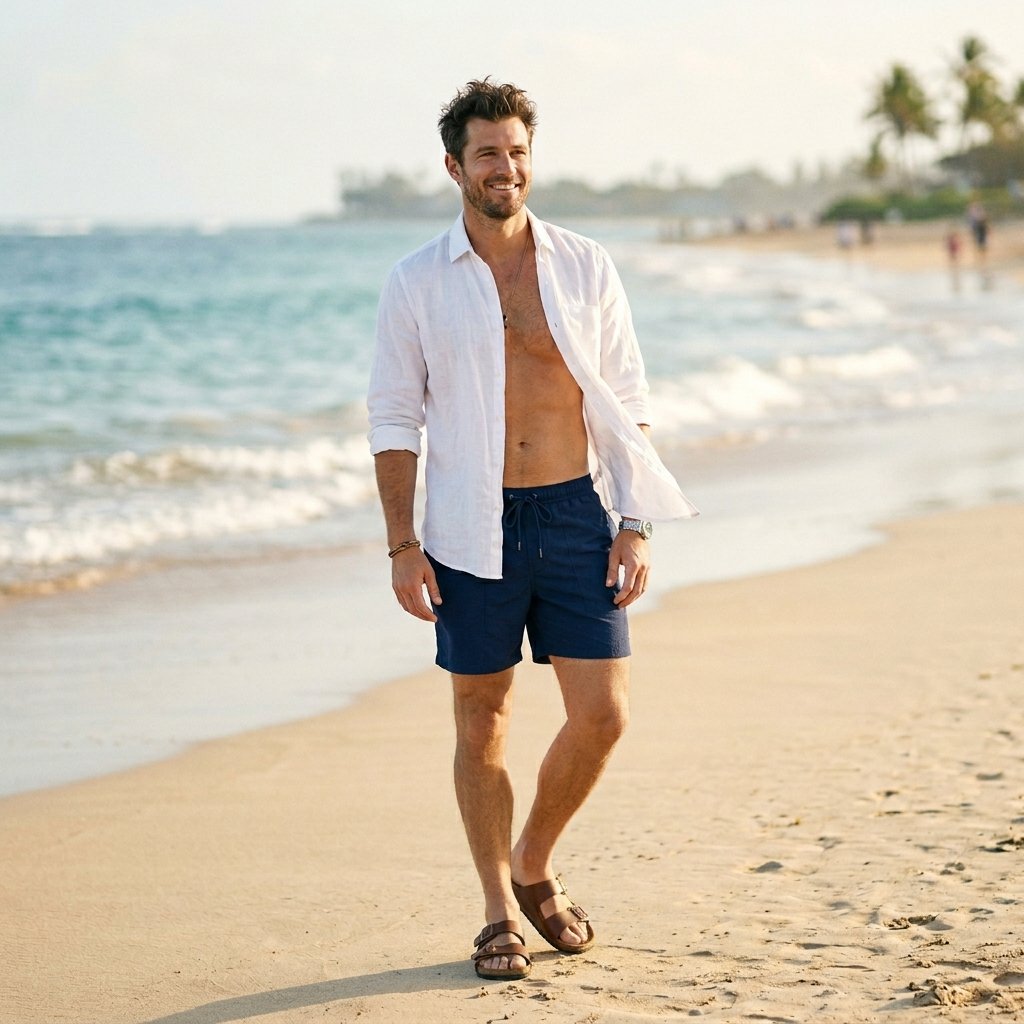 Beach casual summer outfits men Ideas