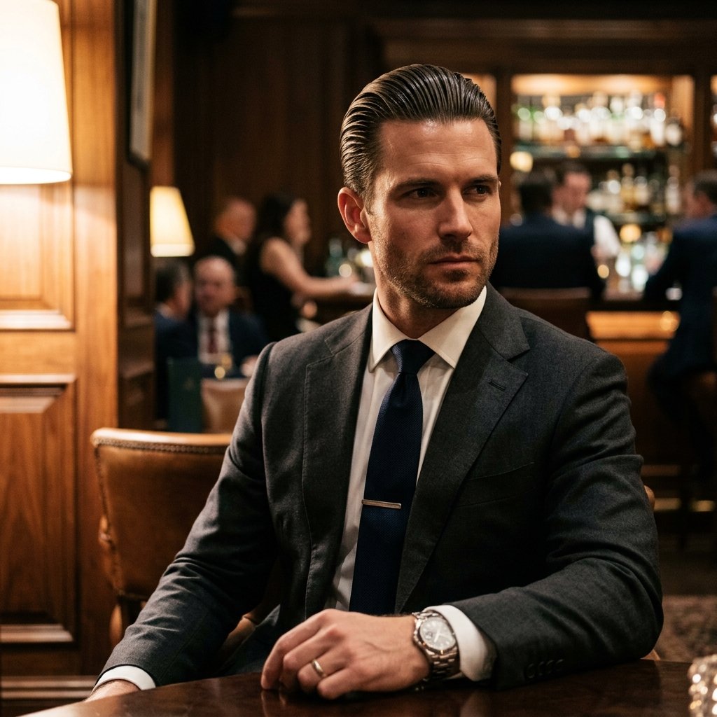 Hairstyles for Men 30 Brilliant Ideas That Actually Make a Difference 8 Slicked Back Hairstyle for Men Ideas
