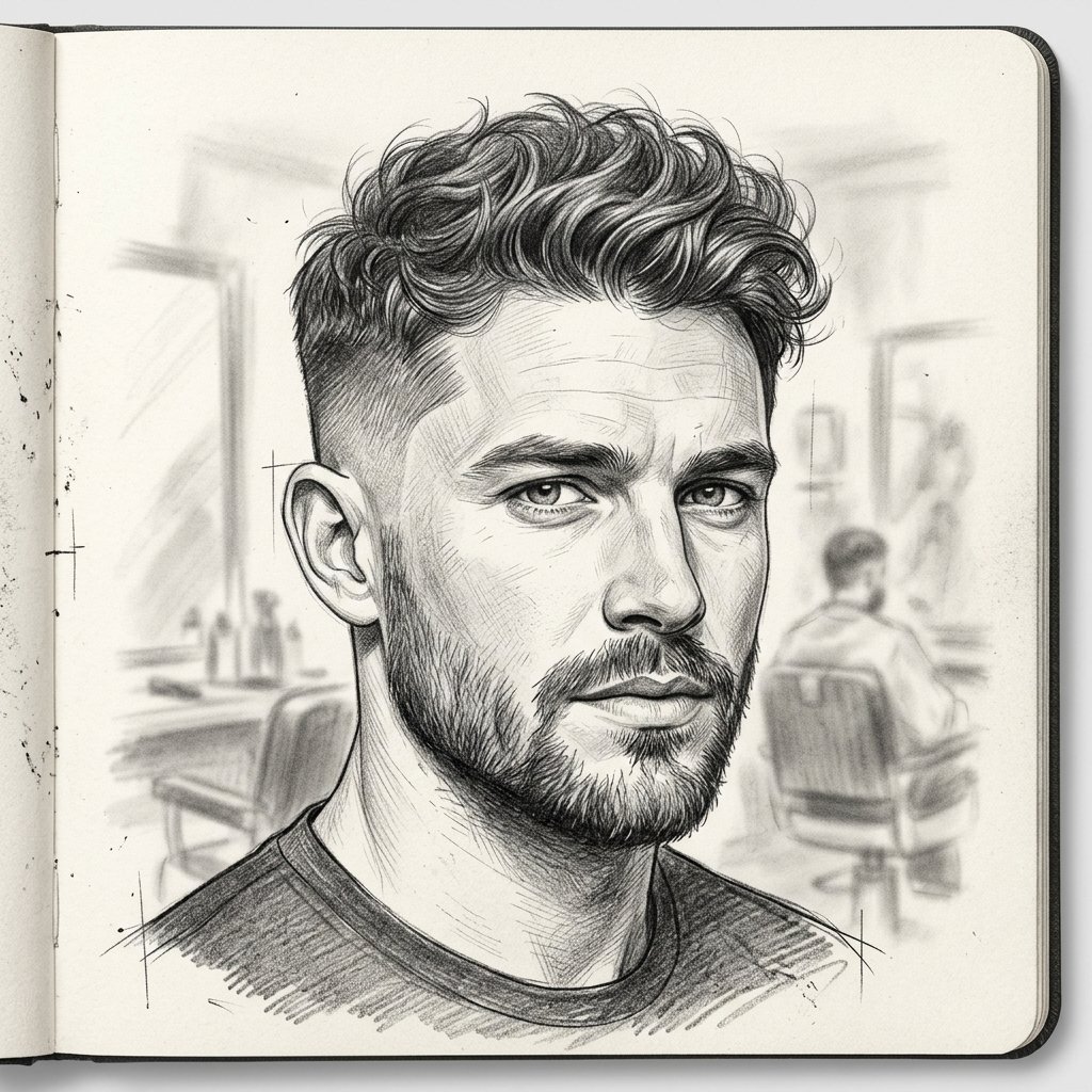 Male Hairstyles Drawing Ideas