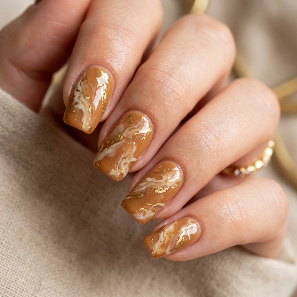 Marbled Nail Designs Ideas