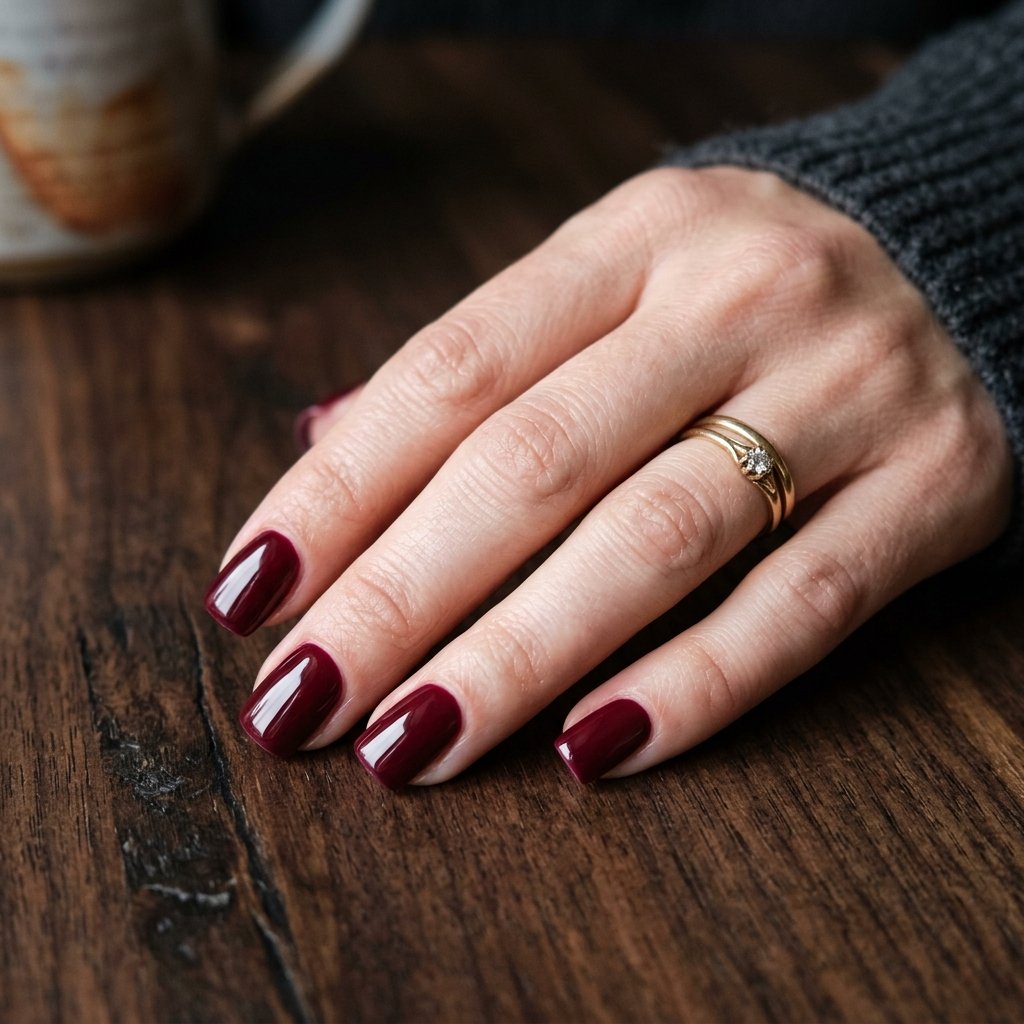 Maroon Nail Color Ideas