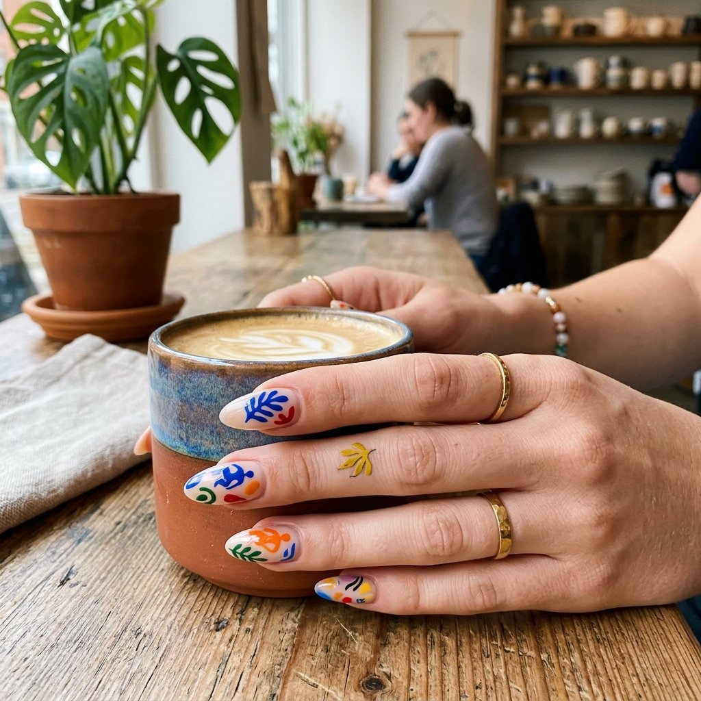 Matisse-Inspired Nails Tendance Idea