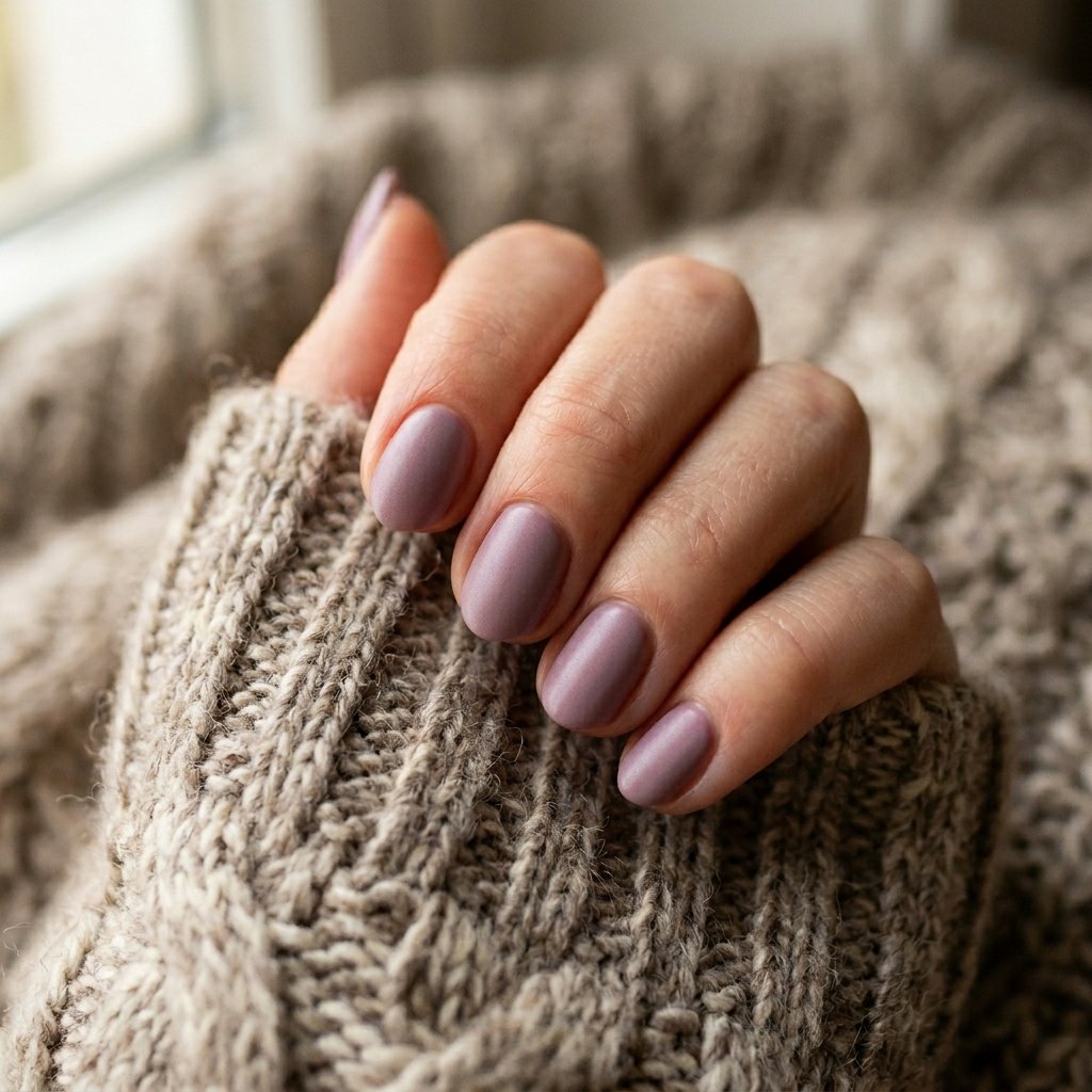 Moody Mauve Nails September