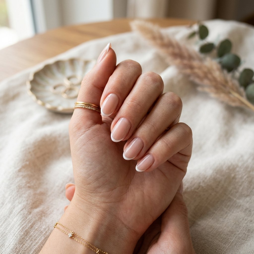 Micro French Nail Idea