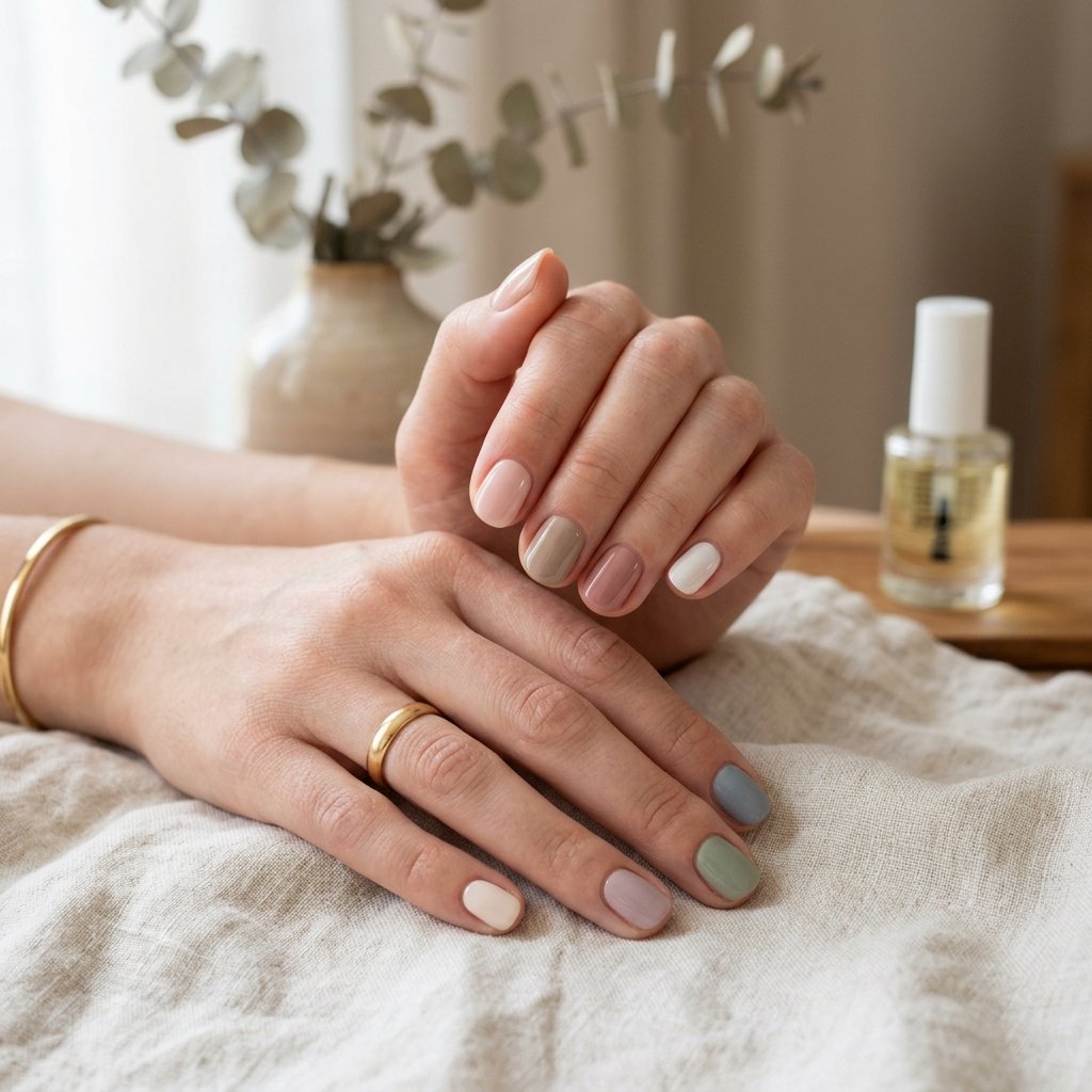 Minimalist Nail Colors Idea