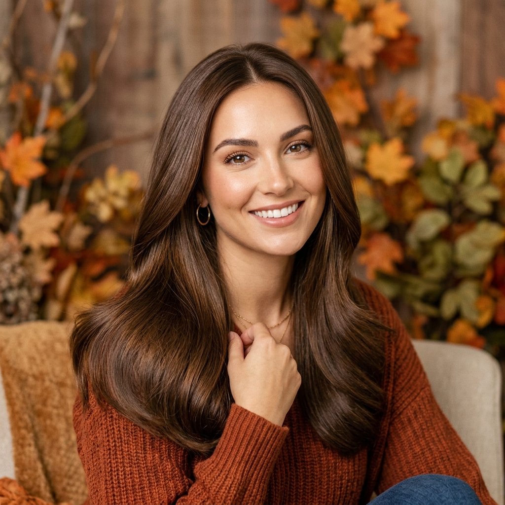 Mocha Brown fall hair color ideas